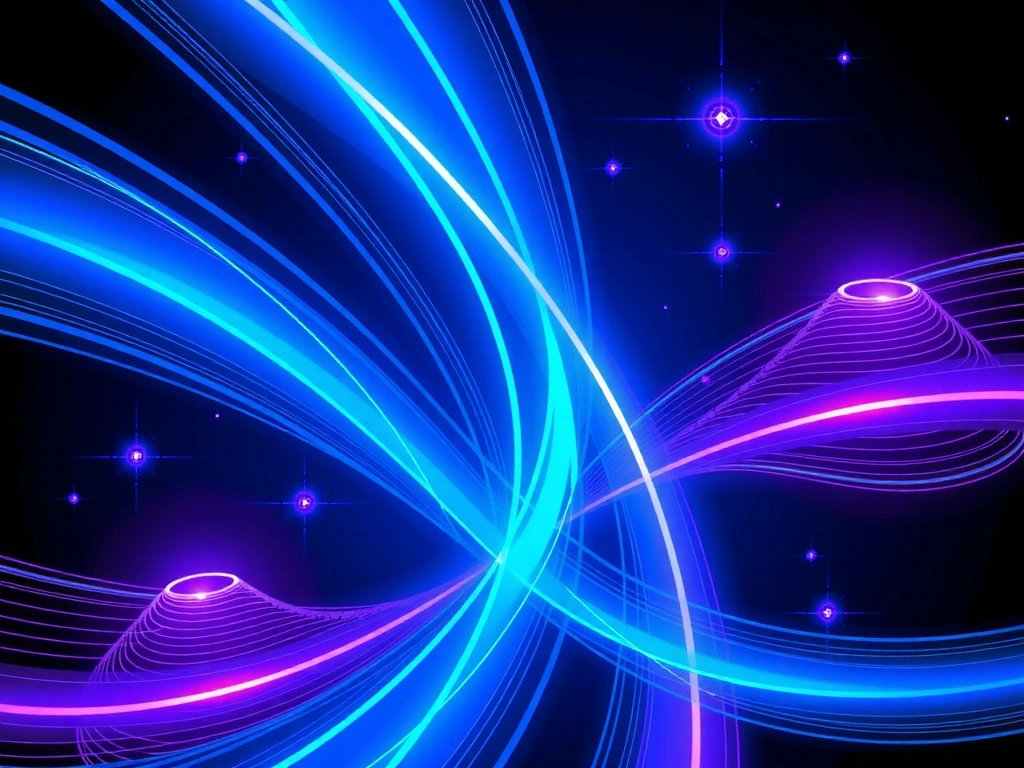 Abstraktní obrázek symbolizující kreativitu a projekty webového designu