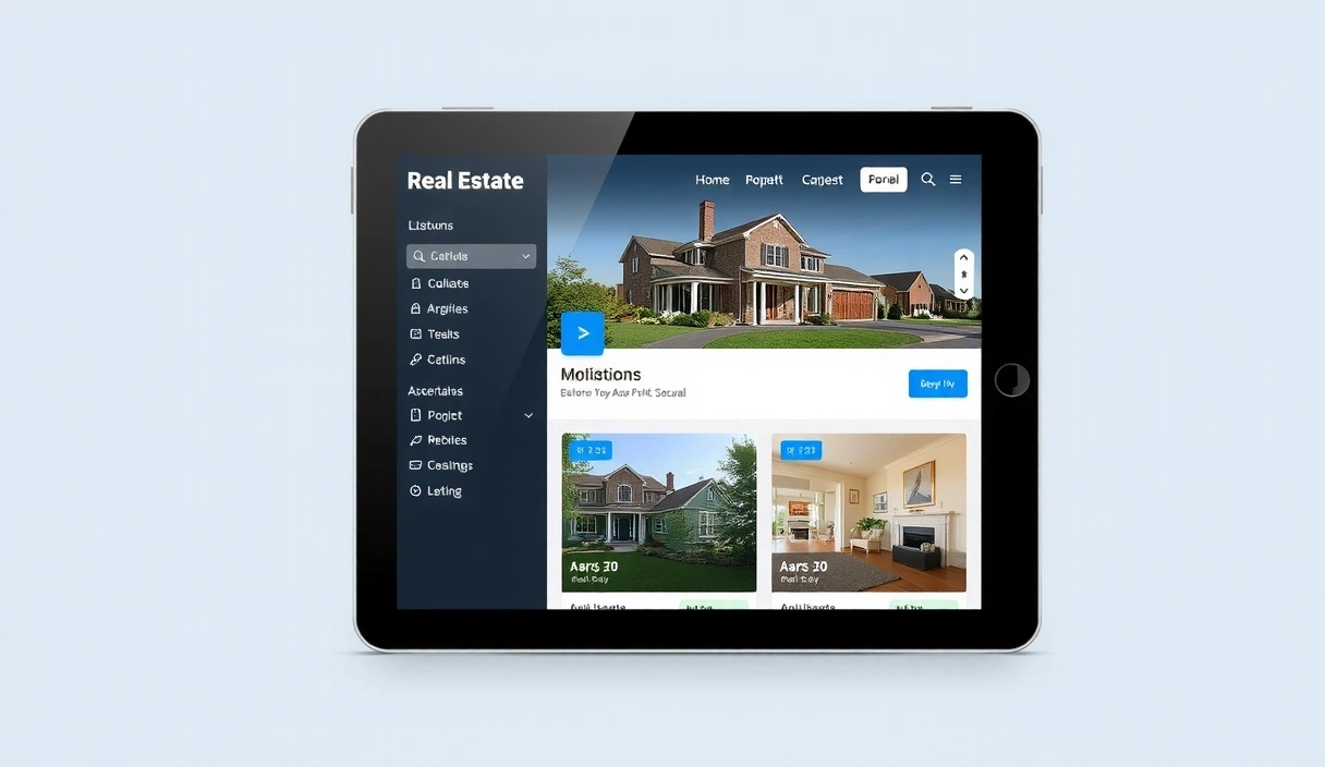 Portál pro realitní kancelář